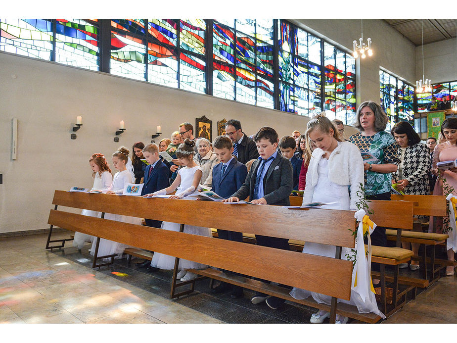 Feier der 1. Heiligen Kommunion in Sankt Maria (Foto: Michael Bohl)